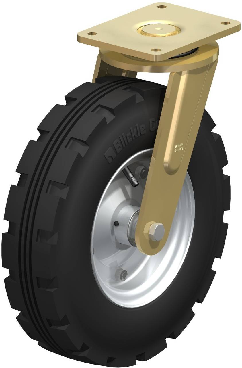 Blickle 293241 LS-PS 430K Beálló görgő KerékØ: 420 mm Teherbírás (max.): 650 kg 1 db
