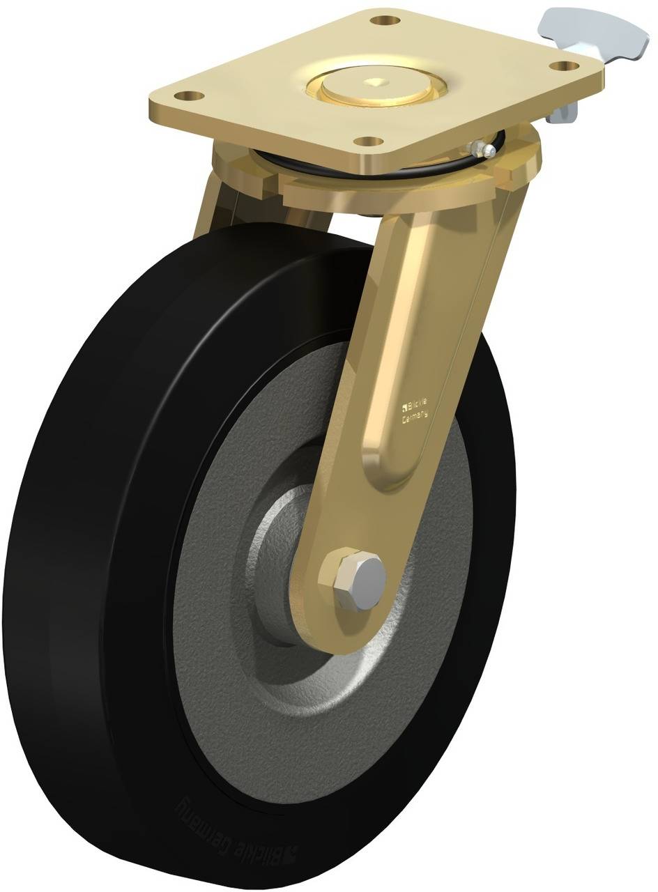 Blickle 257980 LS-SE 300K-RI4 Forgóvillás görgő, rögzítővel KerékØ: 300 mm Teherbírás (max.): 1000 kg 1 db