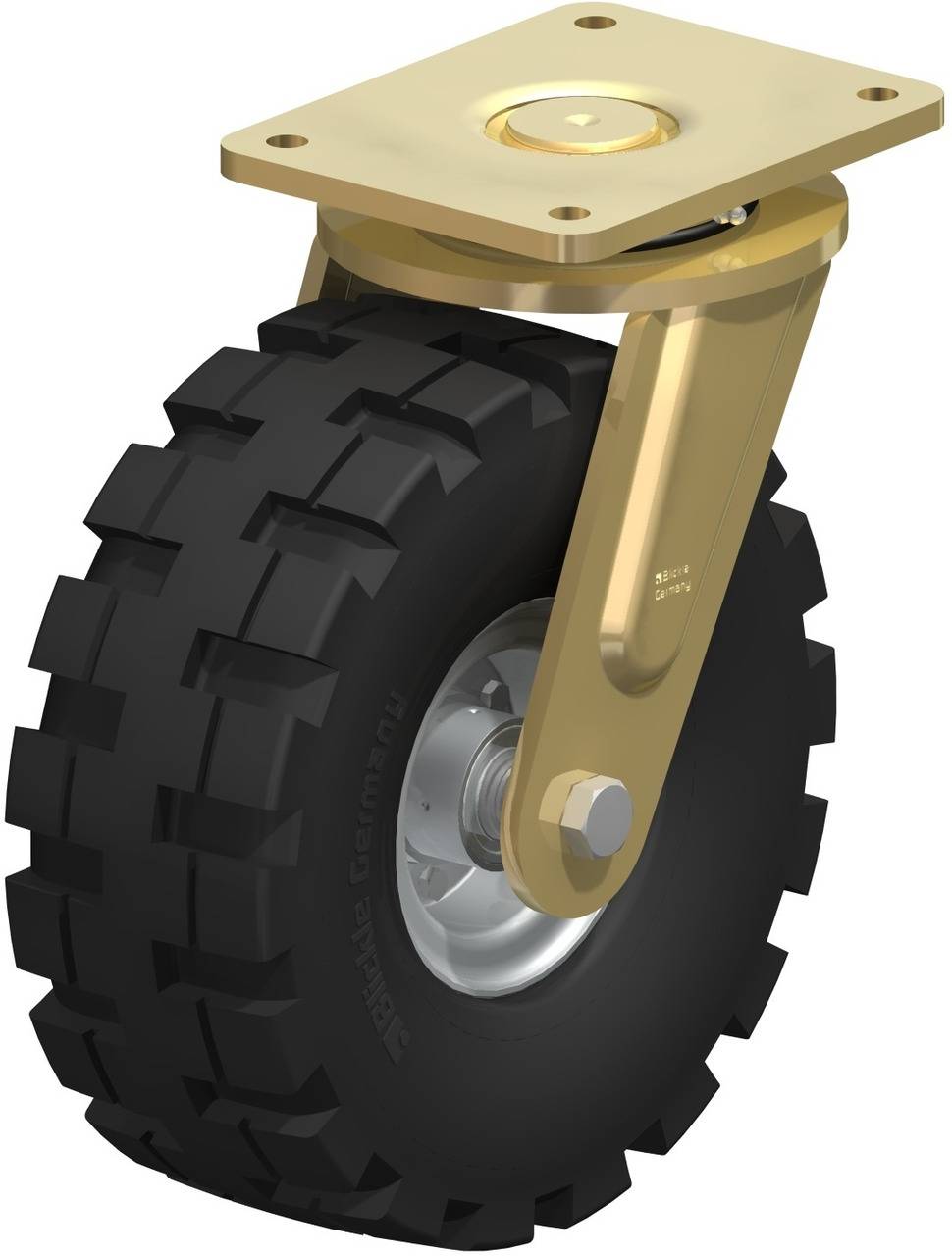 Blickle 40873 LS-VLE 310K Beálló görgő KerékØ: 306 mm Teherbírás (max.): 450 kg 1 db