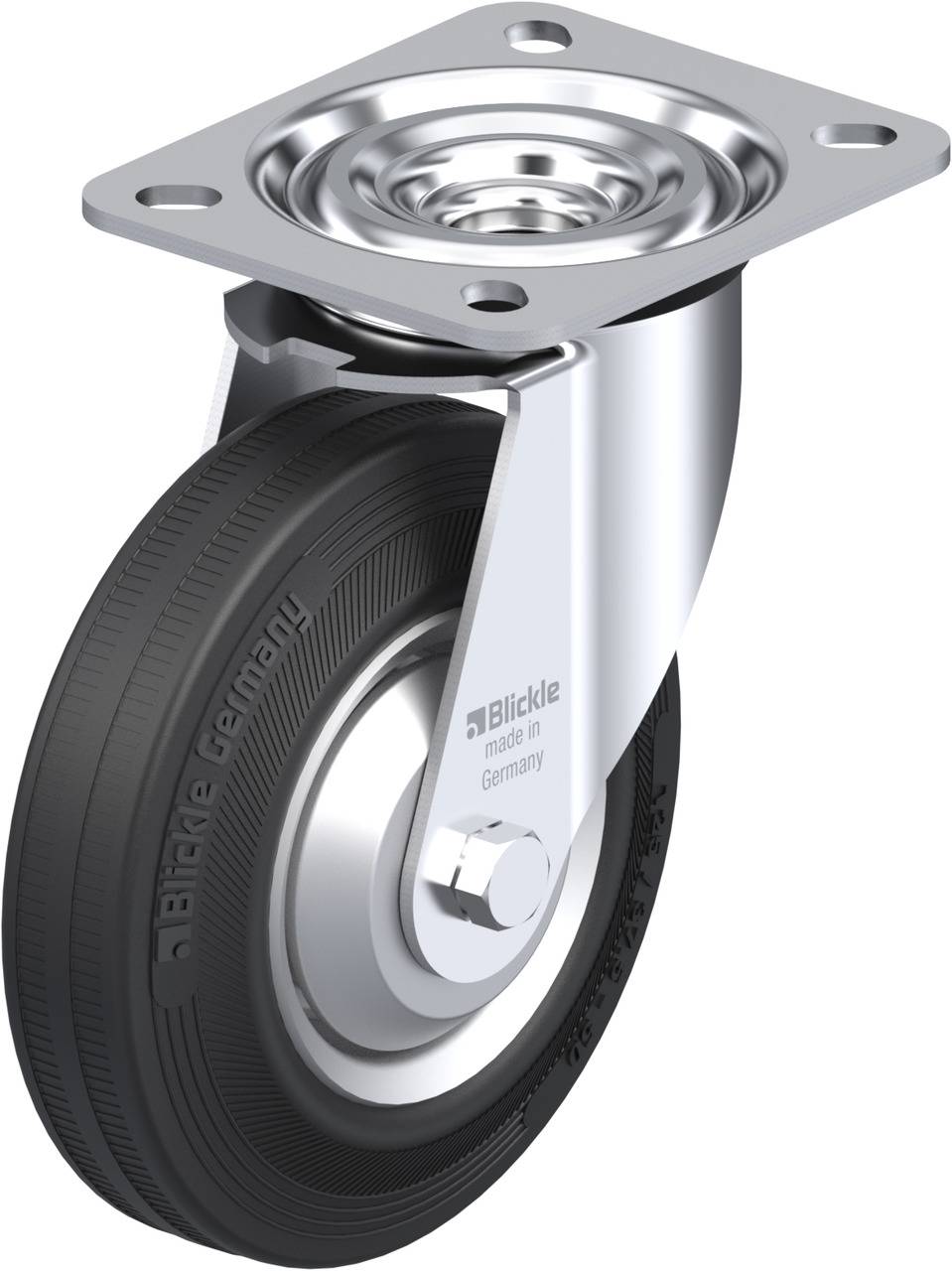 Blickle 52290 L-V 125R-FA Beálló görgő KerékØ: 125 mm Teherbírás (max.): 100 kg 1 db