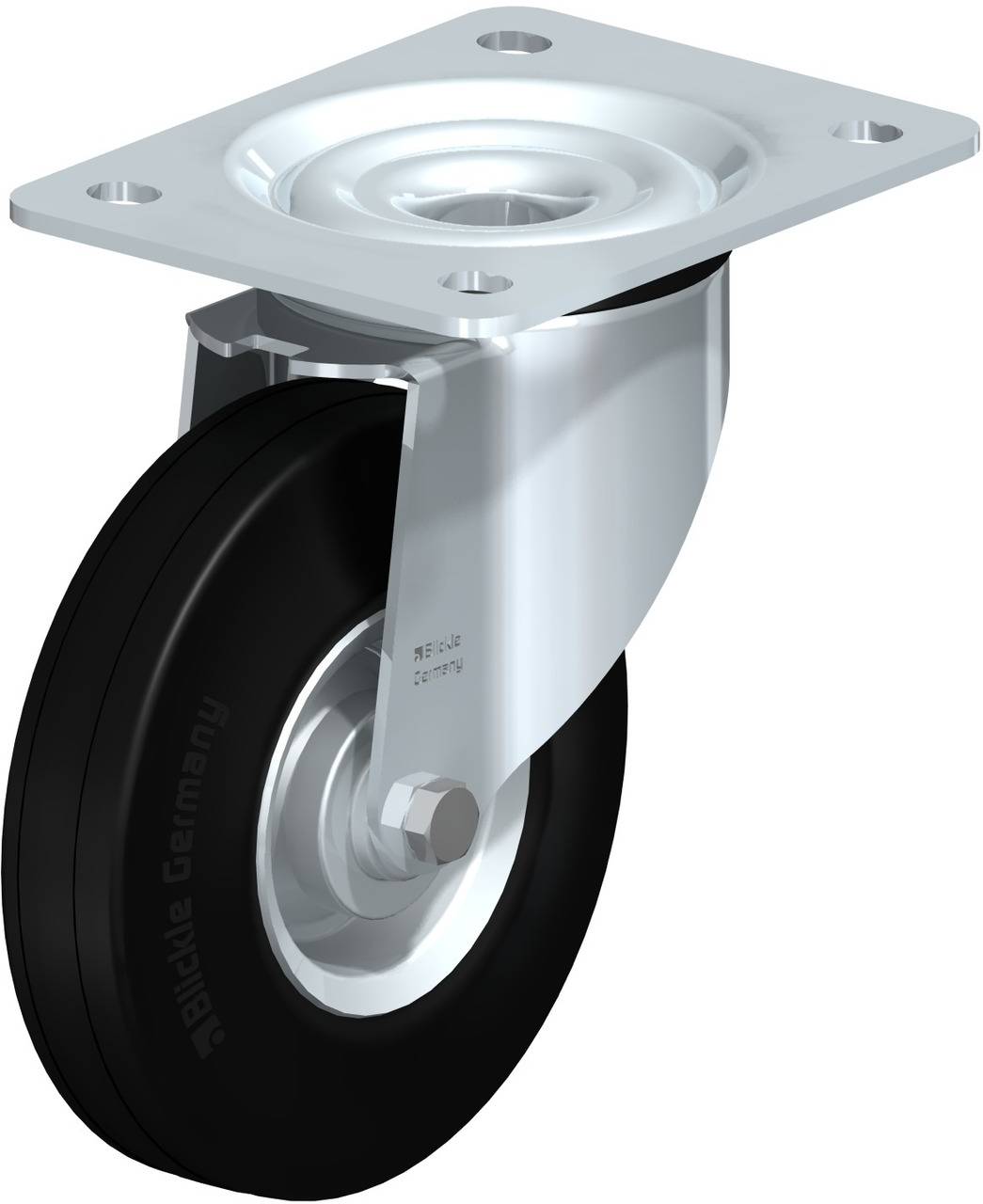 Blickle 276931 L-V 140R Beálló görgő KerékØ: 140 mm Teherbírás (max.): 115 kg 1 db