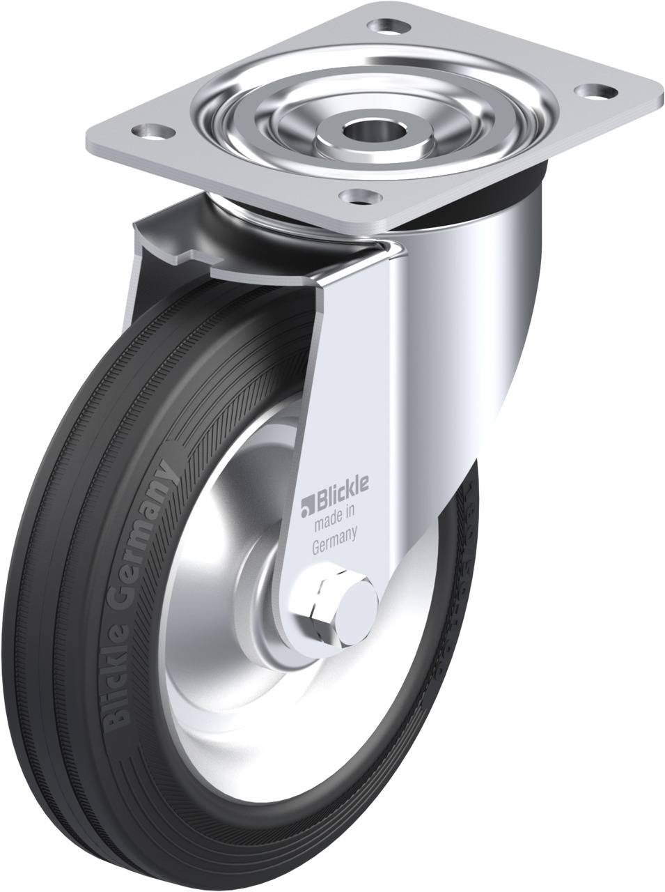 Blickle 35857 L-V 182R Beálló görgő KerékØ: 180 mm Teherbírás (max.): 170 kg 1 db