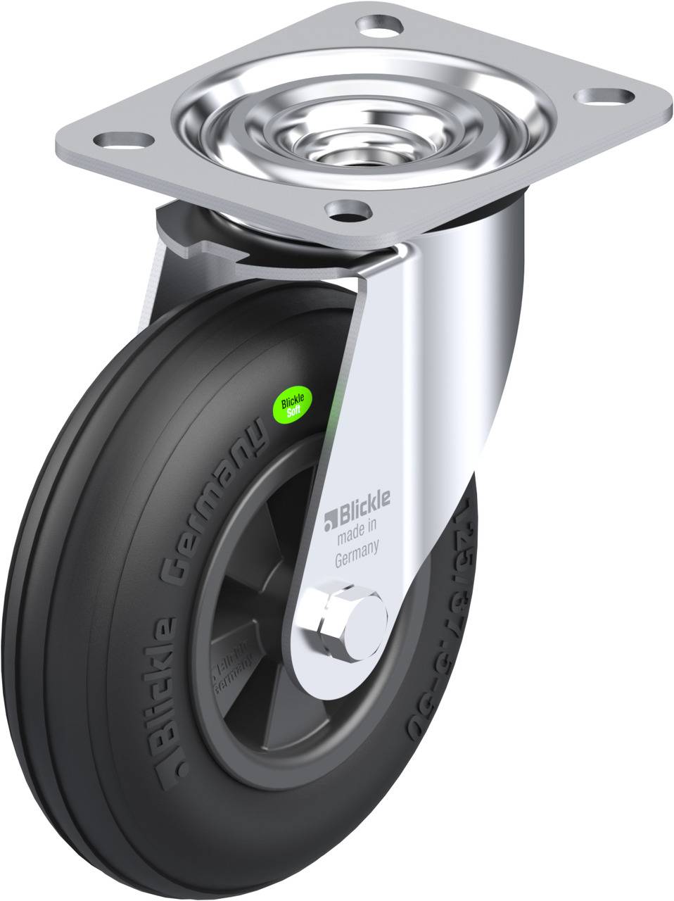 Blickle 578153 L-VWPP 125G Beálló görgő KerékØ: 125 mm Teherbírás (max.): 50 kg 1 db