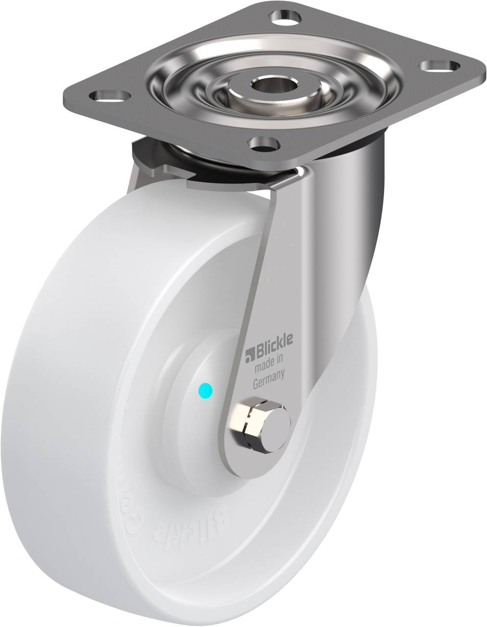 Blickle 755170 LX-PO 125KAD Beálló görgő KerékØ: 125 mm Teherbírás (max.): 250 kg 1 db