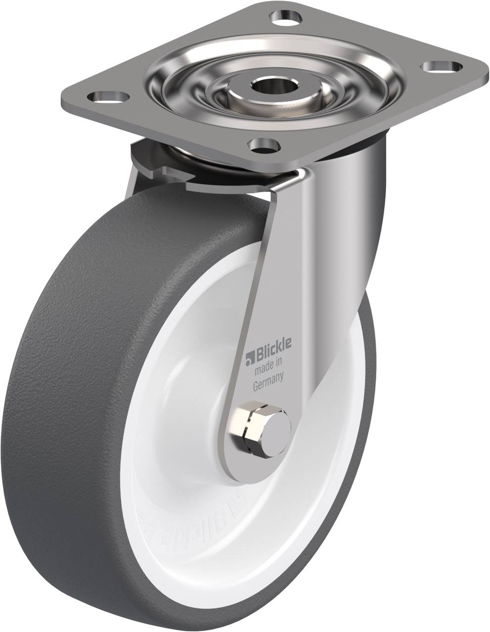Blickle 740843 LX-POTH 125XR Beálló görgő KerékØ: 125 mm Teherbírás (max.): 250 kg 1 db