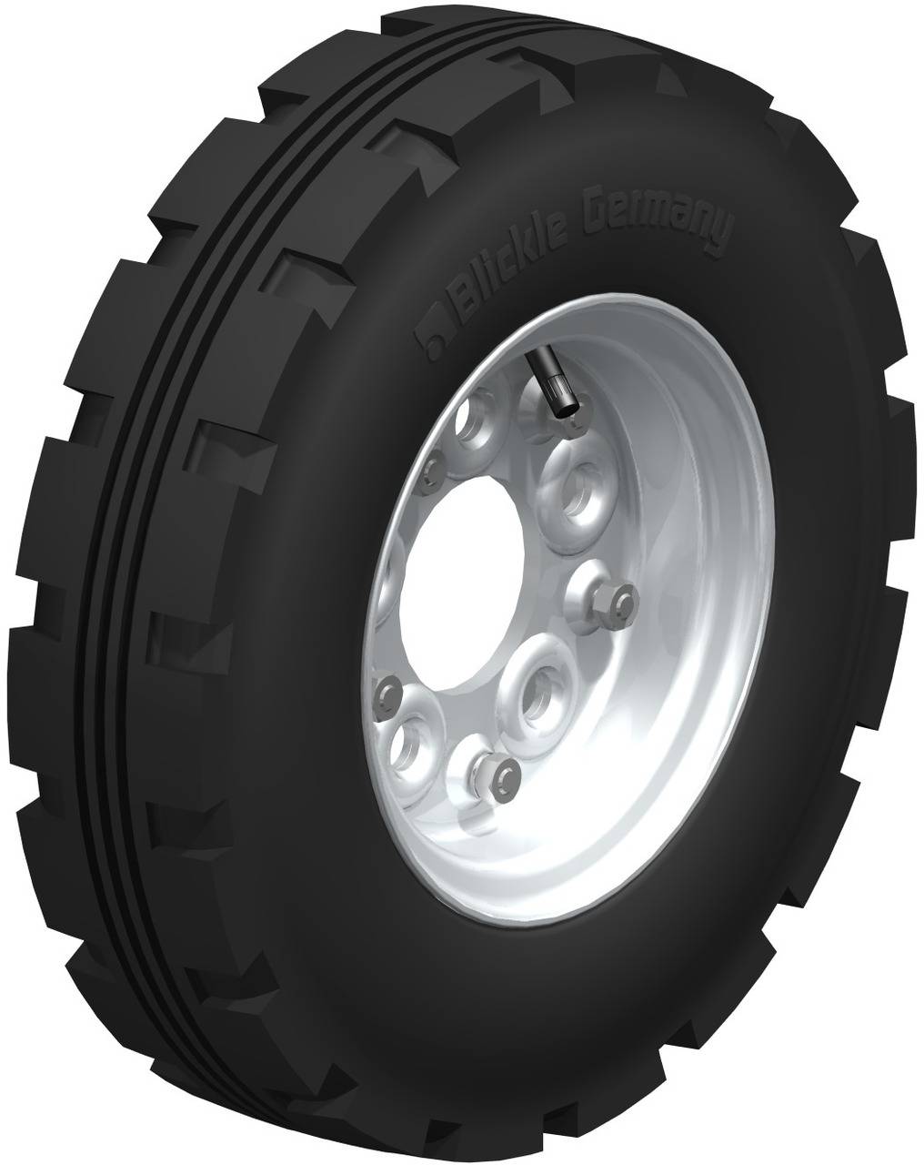 Blickle 23333 Rad-Luftreifen PA 430/5 Karimás kerék KerékØ: 420 mm Teherbírás (max.): 650 kg 1 db