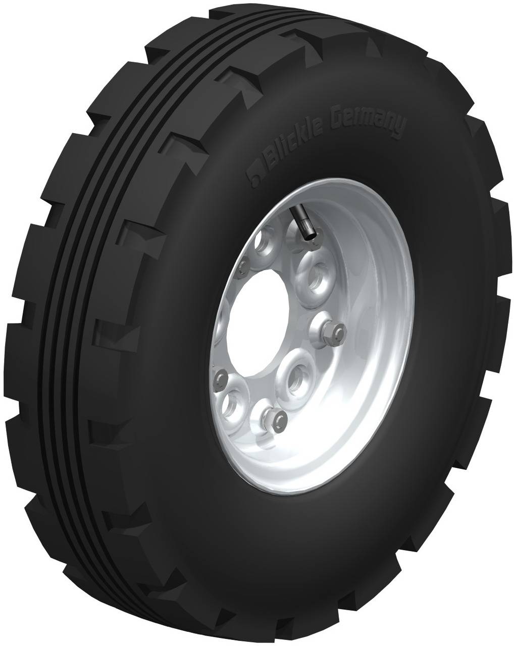 Blickle 55145 Rad-Luftreifen PA 464/5 Karimás kerék KerékØ: 460 mm Teherbírás (max.): 1140 kg 1 db