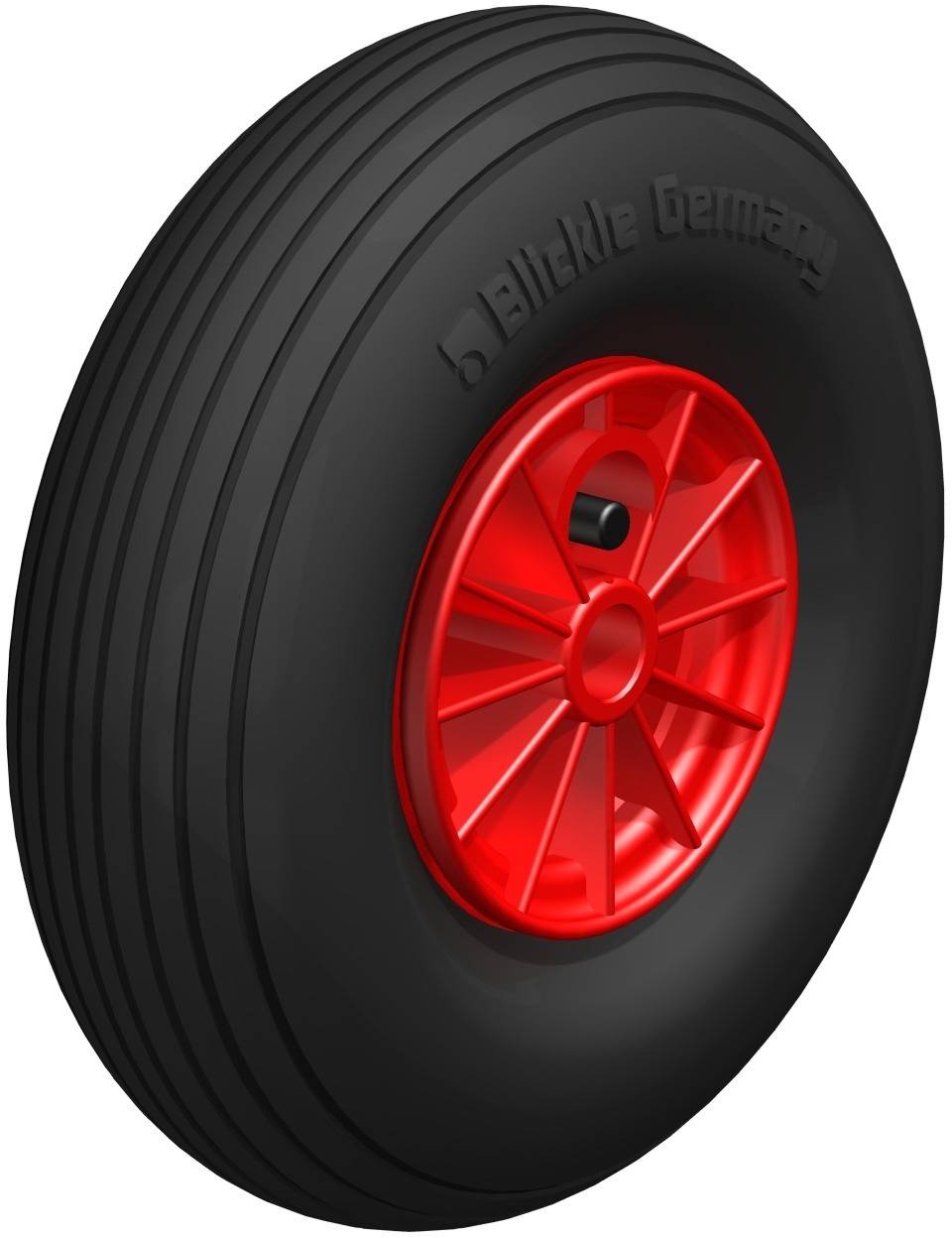 Blickle 539320 PK 260/20-75G-ROT Légtömlős abroncs KerékØ: 260 mm Teherbírás (max.): 150 kg 1 db