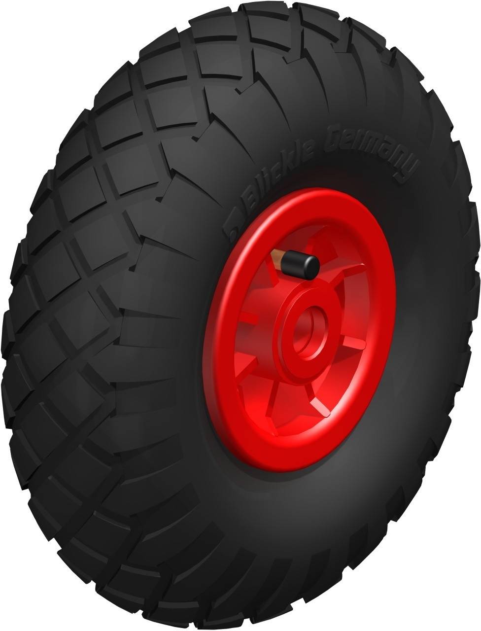 Blickle 231266 PK 262/20-75R-ROT Légtömlős abroncs KerékØ: 260 mm Teherbírás (max.): 150 kg 1 db