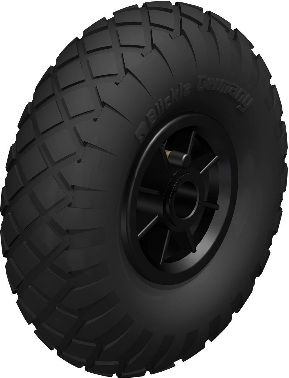 Blickle 4804 PK 262/25-75G Légtömlős abroncs KerékØ: 260 mm Teherbírás (max.): 150 kg 1 db