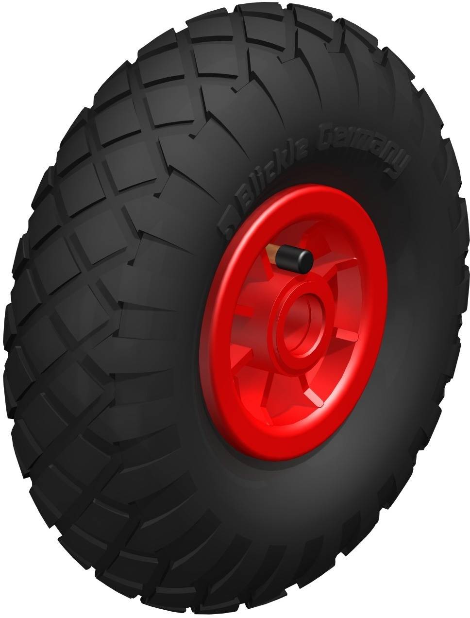 Blickle 450262 PK 262/25-75R-ROT Légtömlős abroncs KerékØ: 260 mm Teherbírás (max.): 150 kg 1 db