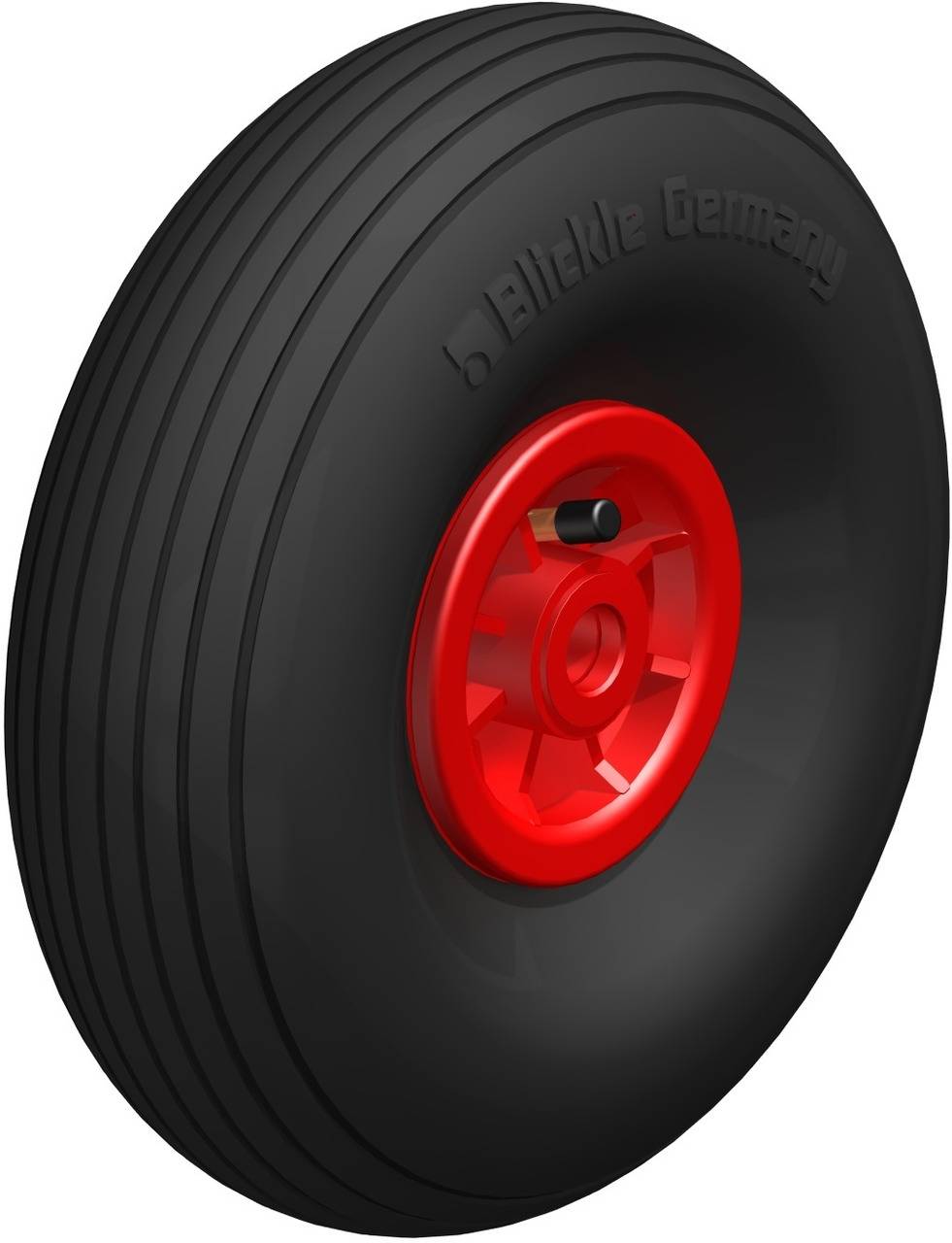Blickle 412379 PK 300/20-75R-ROT Légtömlős abroncs KerékØ: 300 mm Teherbírás (max.): 180 kg 1 db