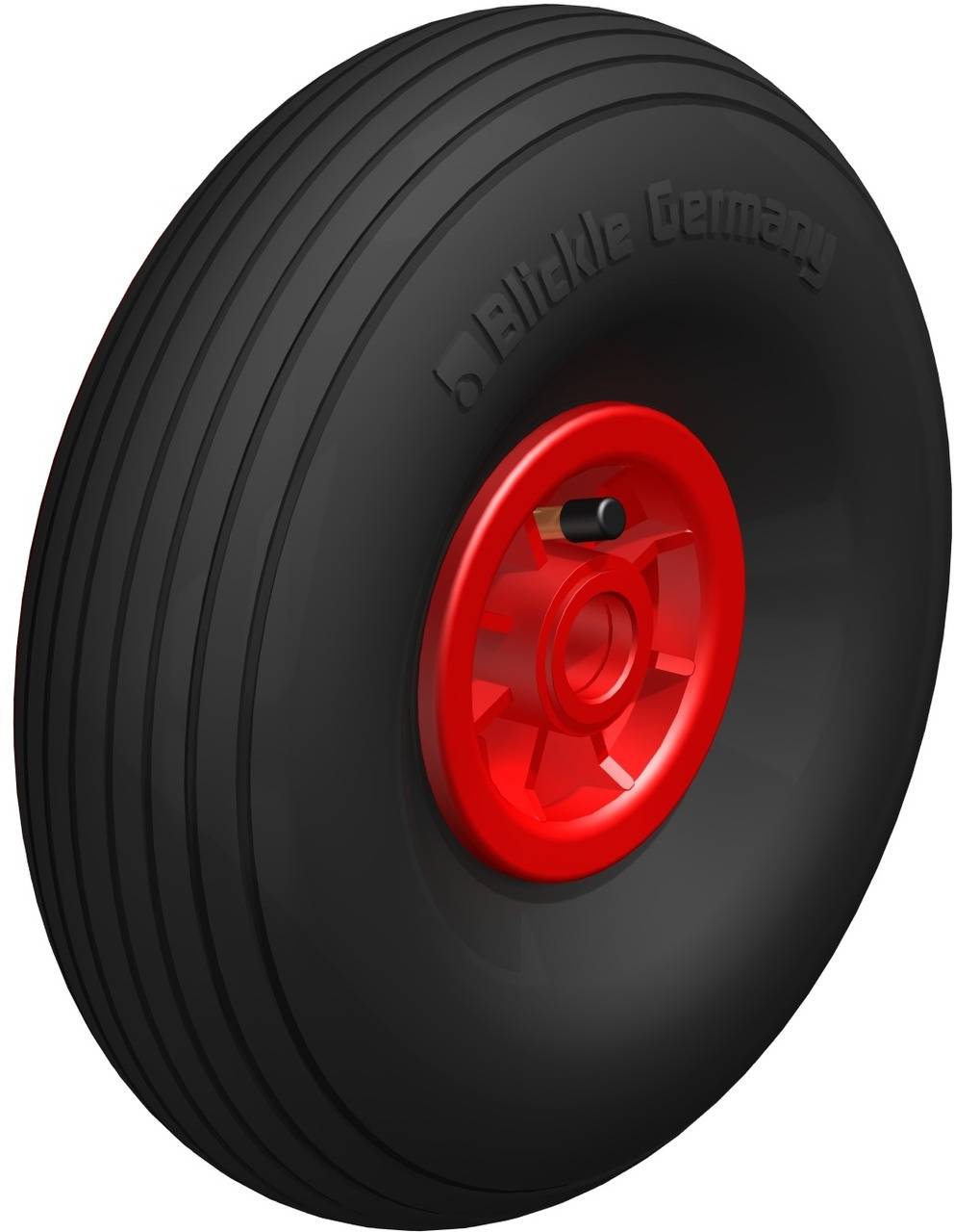 Blickle 639252 PK 300/25-75R-ROT Légtömlős abroncs KerékØ: 300 mm Teherbírás (max.): 180 kg 1 db