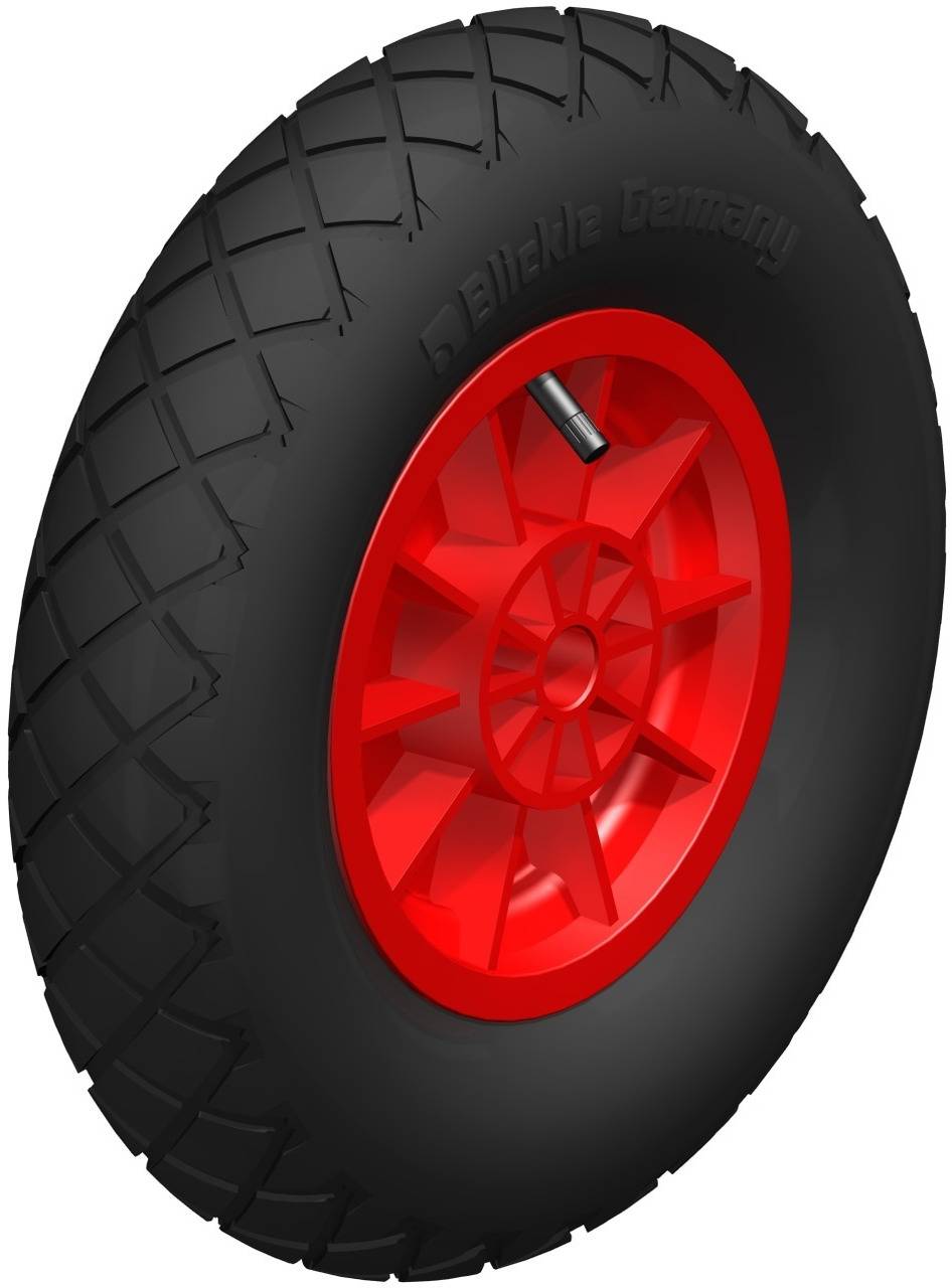 Blickle 657197 PK 402/25-75G-ROT Légtömlős abroncs KerékØ: 400 mm Teherbírás (max.): 250 kg 1 db