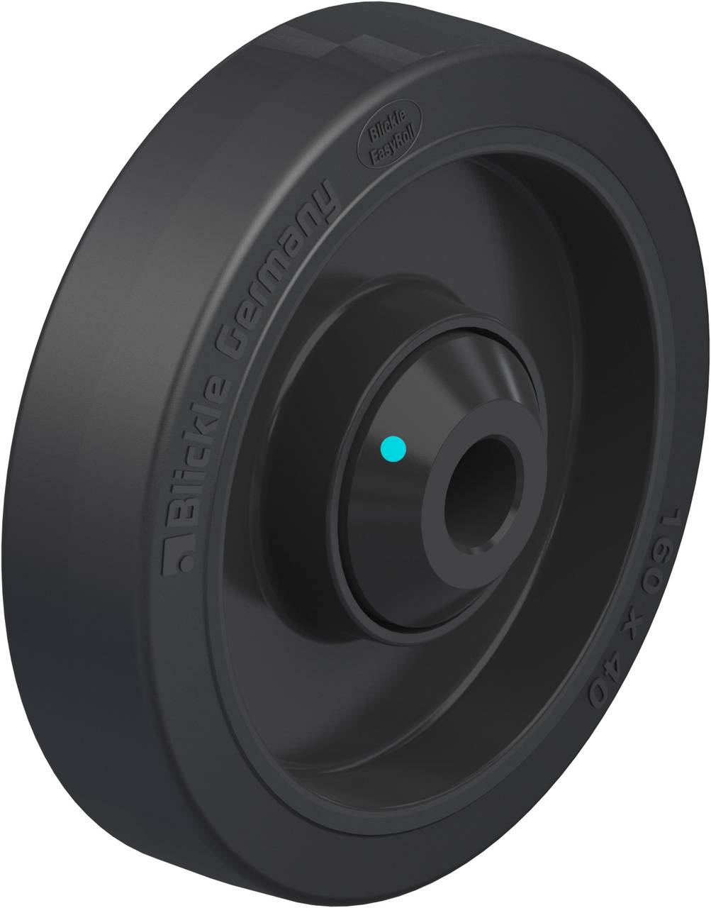 Blickle 850041 POEV 161/20KAD Műanyag kerék KerékØ: 160 mm Teherbírás (max.): 320 kg 1 db