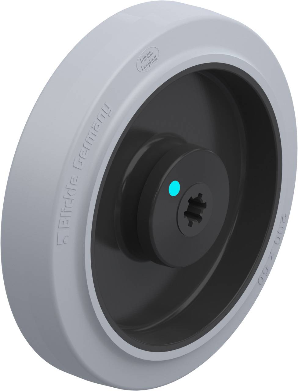 Blickle 235762 POEV 200/12KAD-SG Műanyag kerék KerékØ: 200 mm Teherbírás (max.): 500 kg 1 db