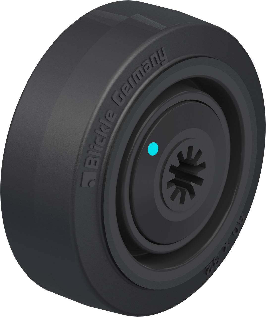 Blickle 845588 POEV 80/8KFD Műanyag kerék KerékØ: 80 mm Teherbírás (max.): 140 kg 1 db