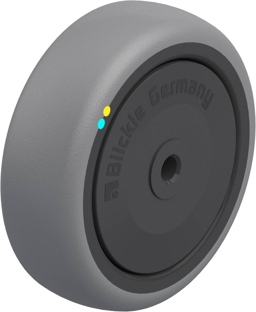 Blickle 617928 TPA 101/8KFD-ELS Nagy teherbírású kerék KerékØ: 100 mm Teherbírás (max.): 70 kg 1 db