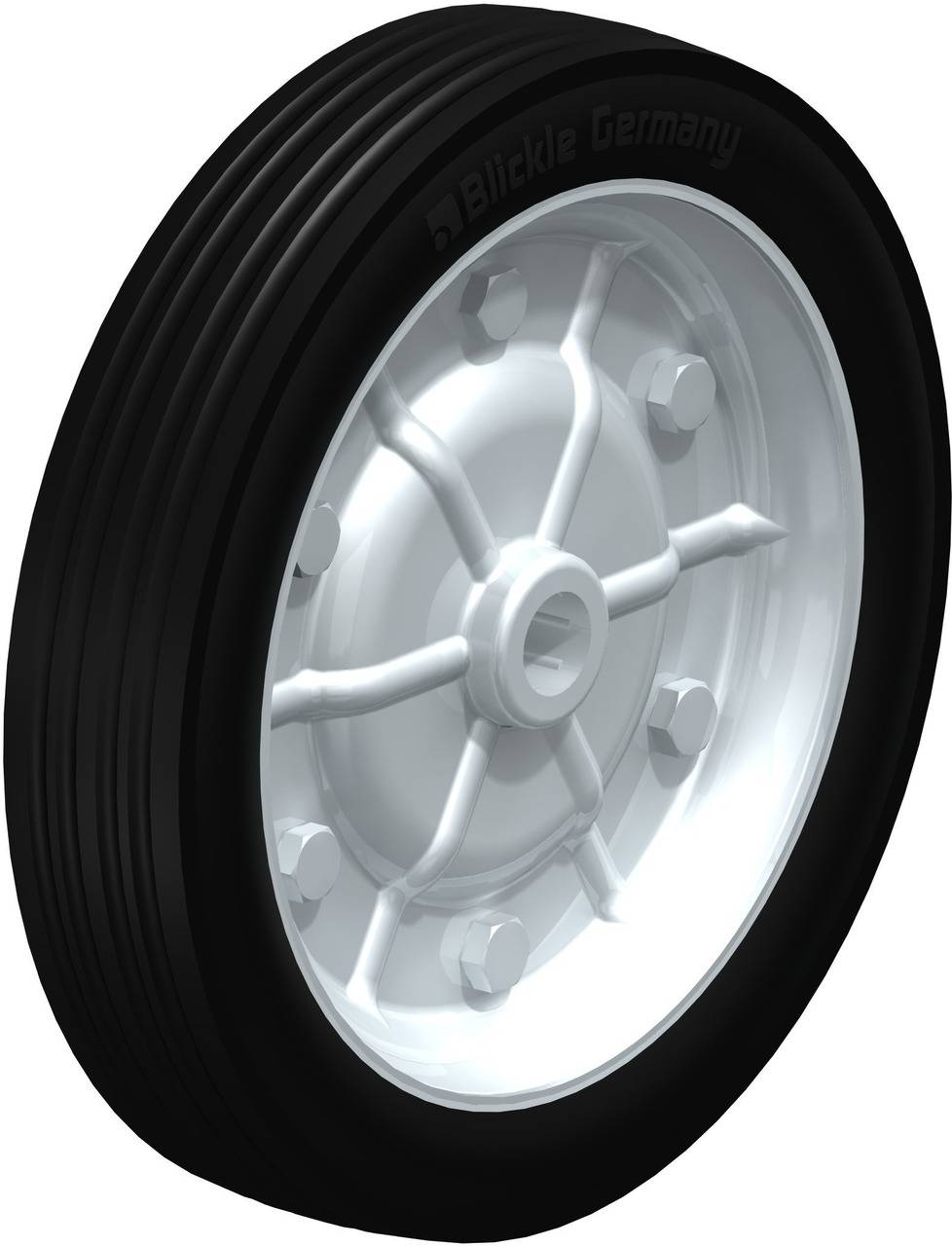 Blickle 584490 V 302/25-50R Nagy teherbírású kerék KerékØ: 300 mm Teherbírás (max.): 300 kg 1 db
