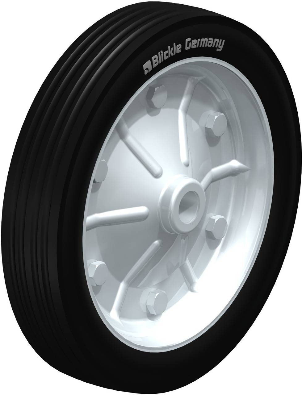 Blickle 584508 V 302/25-75R Nagy teherbírású kerék KerékØ: 300 mm Teherbírás (max.): 300 kg 1 db