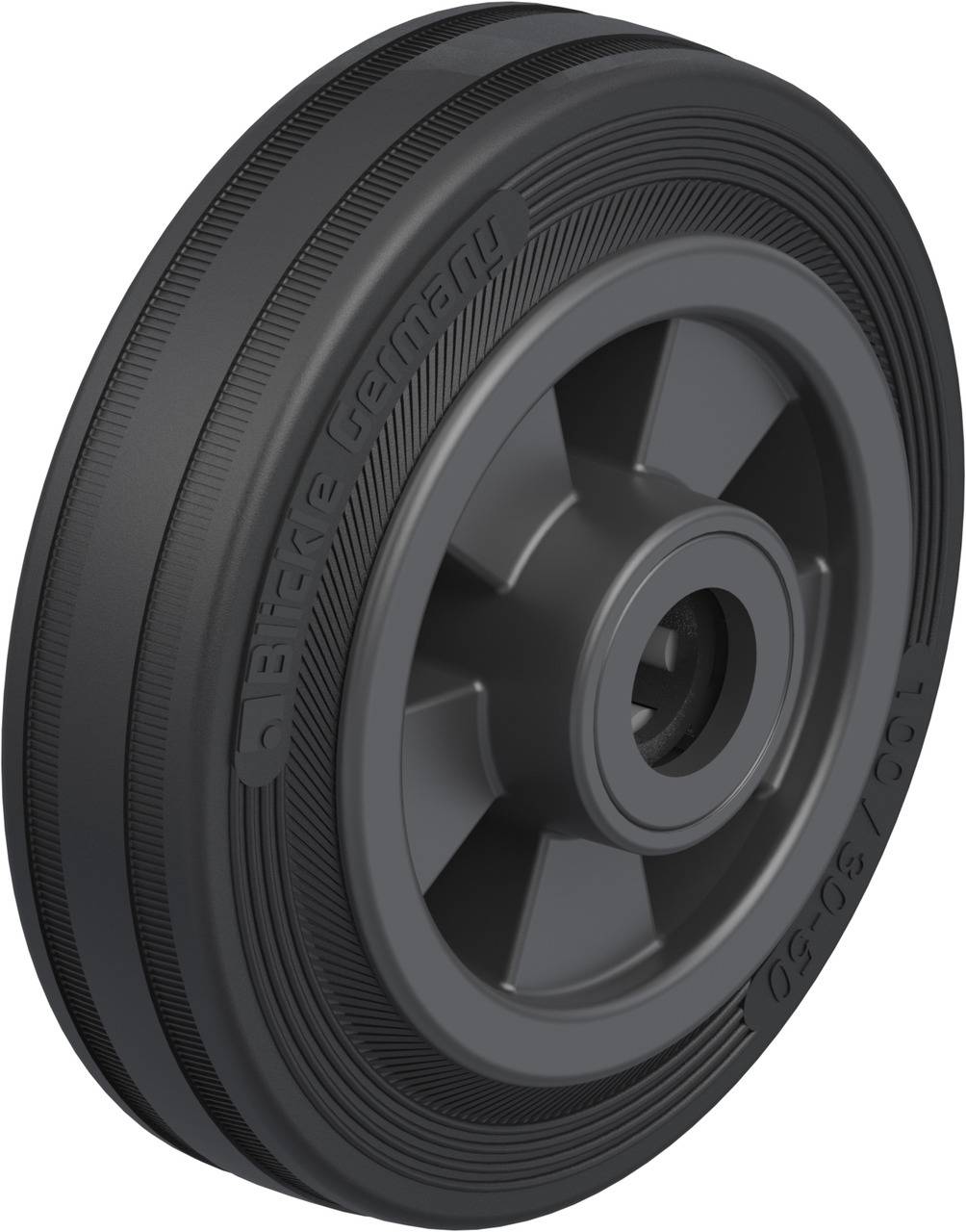 Blickle 567818 VPP 100/12R Nagy teherbírású kerék KerékØ: 100 mm Teherbírás (max.): 70 kg 1 db