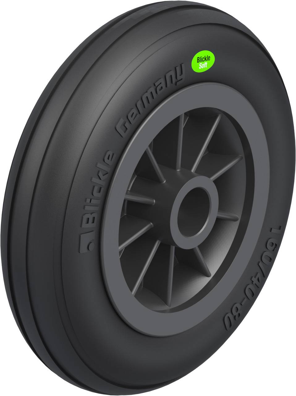 Blickle 578112 VWPP 160/20G Nagy teherbírású kerék KerékØ: 160 mm Teherbírás (max.): 70 kg 1 db
