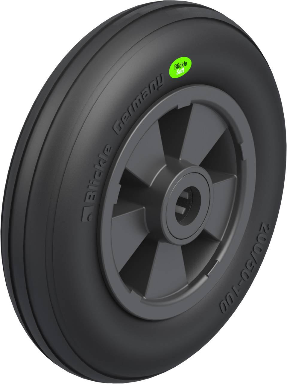 Blickle 529594 VWPP 200/20R Nagy teherbírású kerék KerékØ: 200 mm Teherbírás (max.): 100 kg 1 db