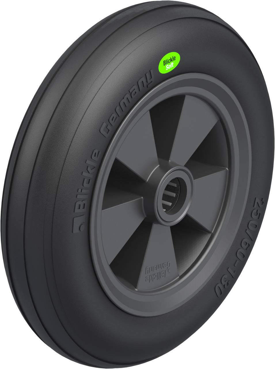 Blickle 755258 VWPP 250/25R Nagy teherbírású kerék KerékØ: 250 mm Teherbírás (max.): 160 kg 1 db