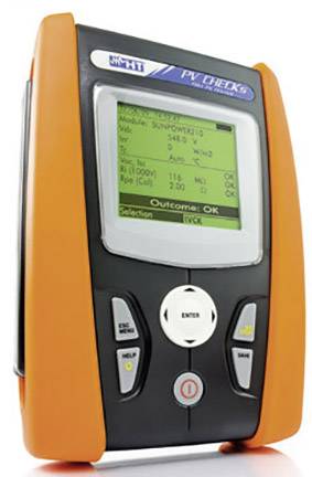 HT Instruments PV CHECKs Plus Telepítés teszter készlet Kalibráció (DAkkS) VDE szabvány 0126