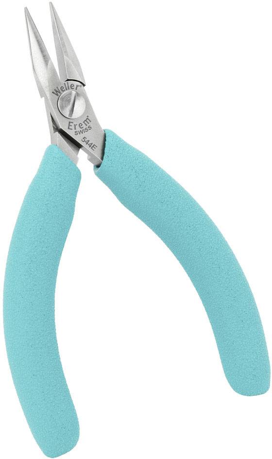 Weller Erem® 544E ESD Lapos kerek csőrű fogó Lapos Szerszámacél, Habanyag
