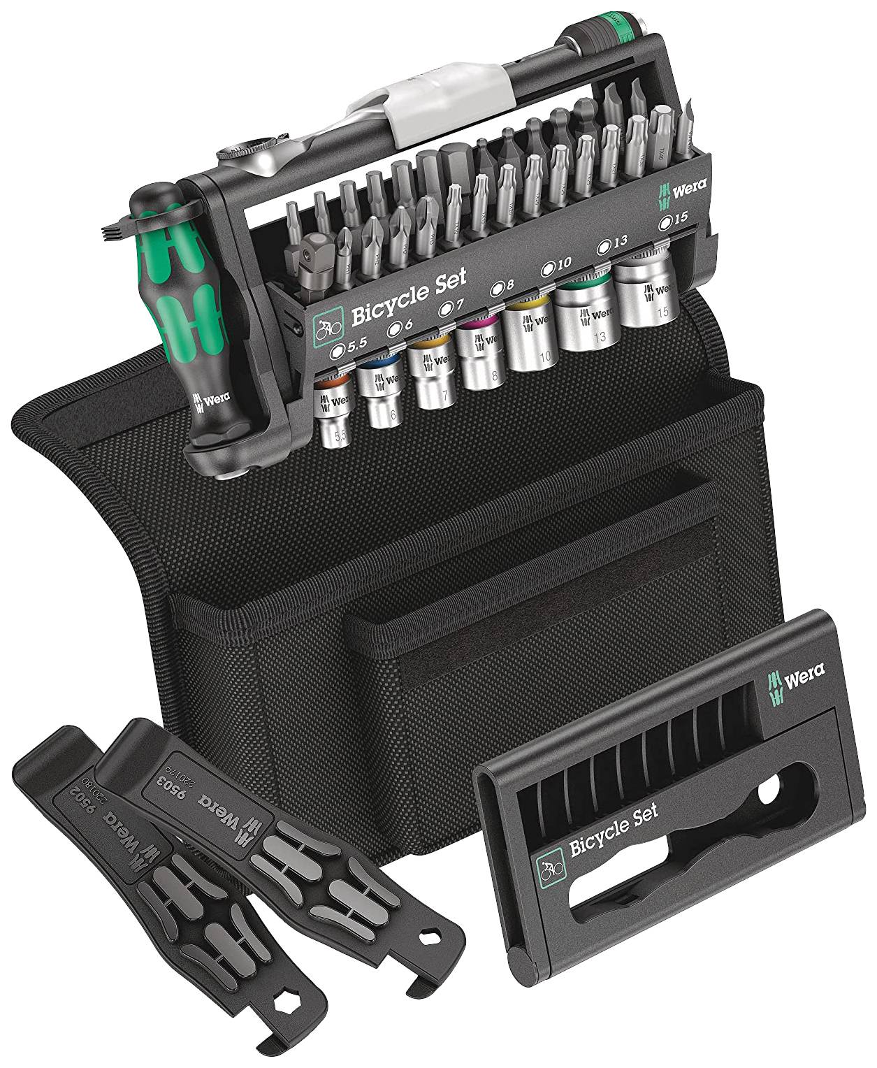 Univerzális kerékpáros szerszámkészlet 39 részes Wera Bicycle Set 3 05004172001