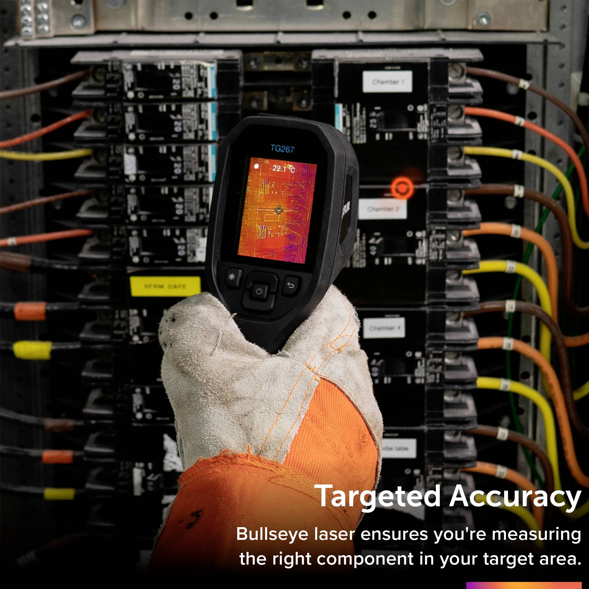 Hőkamera -25 - +380 °C 160 x 120 Pixel 8.7 Hz MSX, FLIR TG267-4