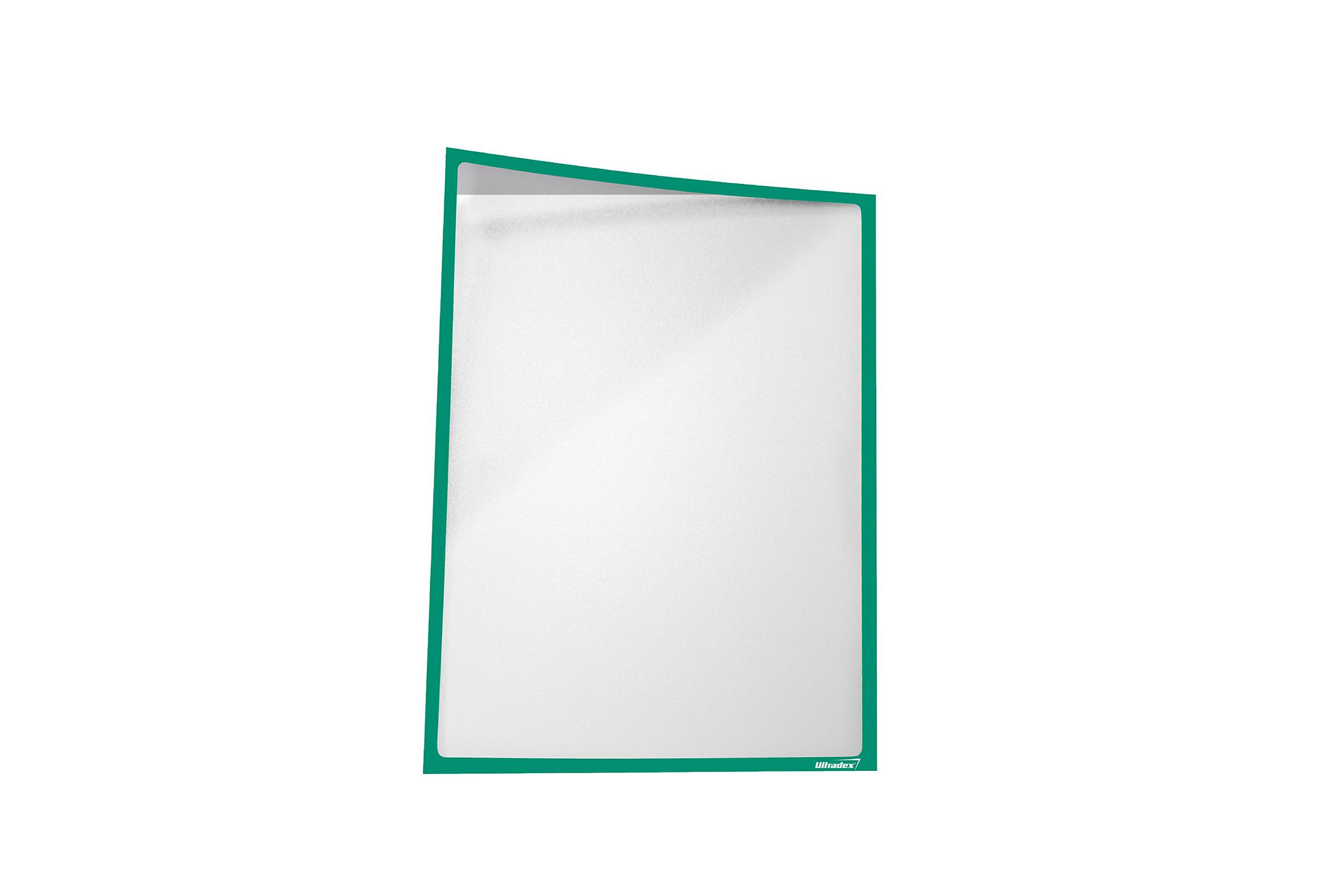 Ultradex 889001 Infó keret, mágneses Zöld (Sz x Ma) 225 mm x 312 mm DIN A4