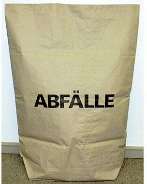 7002 Szemeteszsák 120 l Papír (Sz x Ma) 75 cm x 95 cm Natobarna 25 db