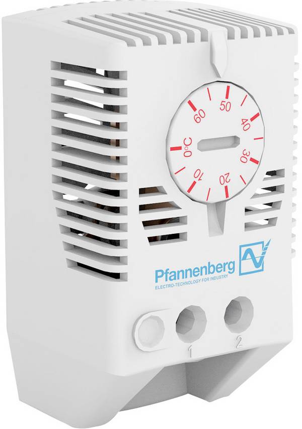 Pfannenberg Kapcsolószekrény termosztát FLZ 520 THERMOSTAT 0..+60°C 240 V/AC 1 nyitó (H x Sz x Ma) 36 x 40 x 72 mm 1 db