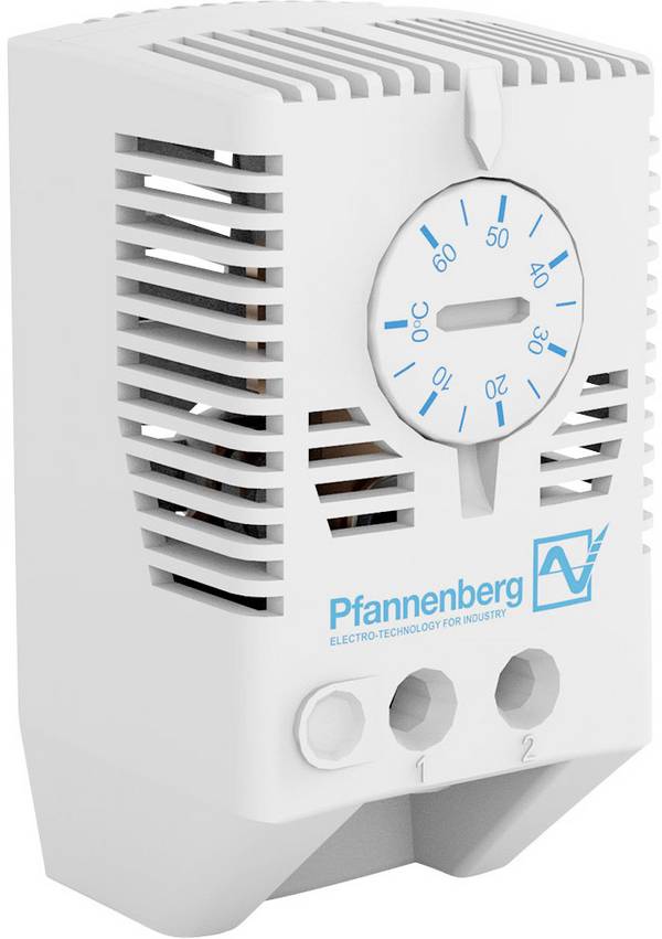 Pfannenberg Kapcsolószekrény termosztát FLZ 530 THERMOSTAT 0..+60°C 240 V/AC 1 záró (H x Sz x Ma) 36 x 40 x 72 mm 1 db