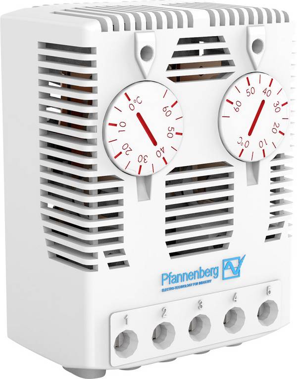 Pfannenberg Kapcsolószekrény termosztát FLZ 542 THERMOSTAT O/O 0..60C 240 V/AC 2 nitó (H x Sz x Ma) 38 x 59 x 80.5 mm 1 db