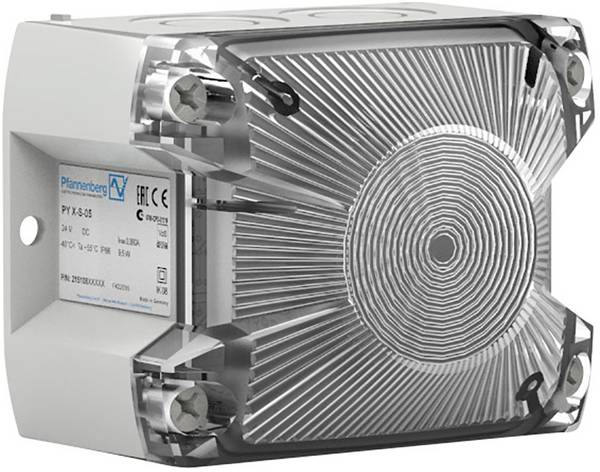 Pfannenberg Villanó lámpa  PY X-S-05 24V DC CL 7035 21510801055 Átlátszó Átlátszó  24 V/DC