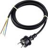 Sygonix SY-5043464 Csatlakozókábel Áram Fekete 3.00 m