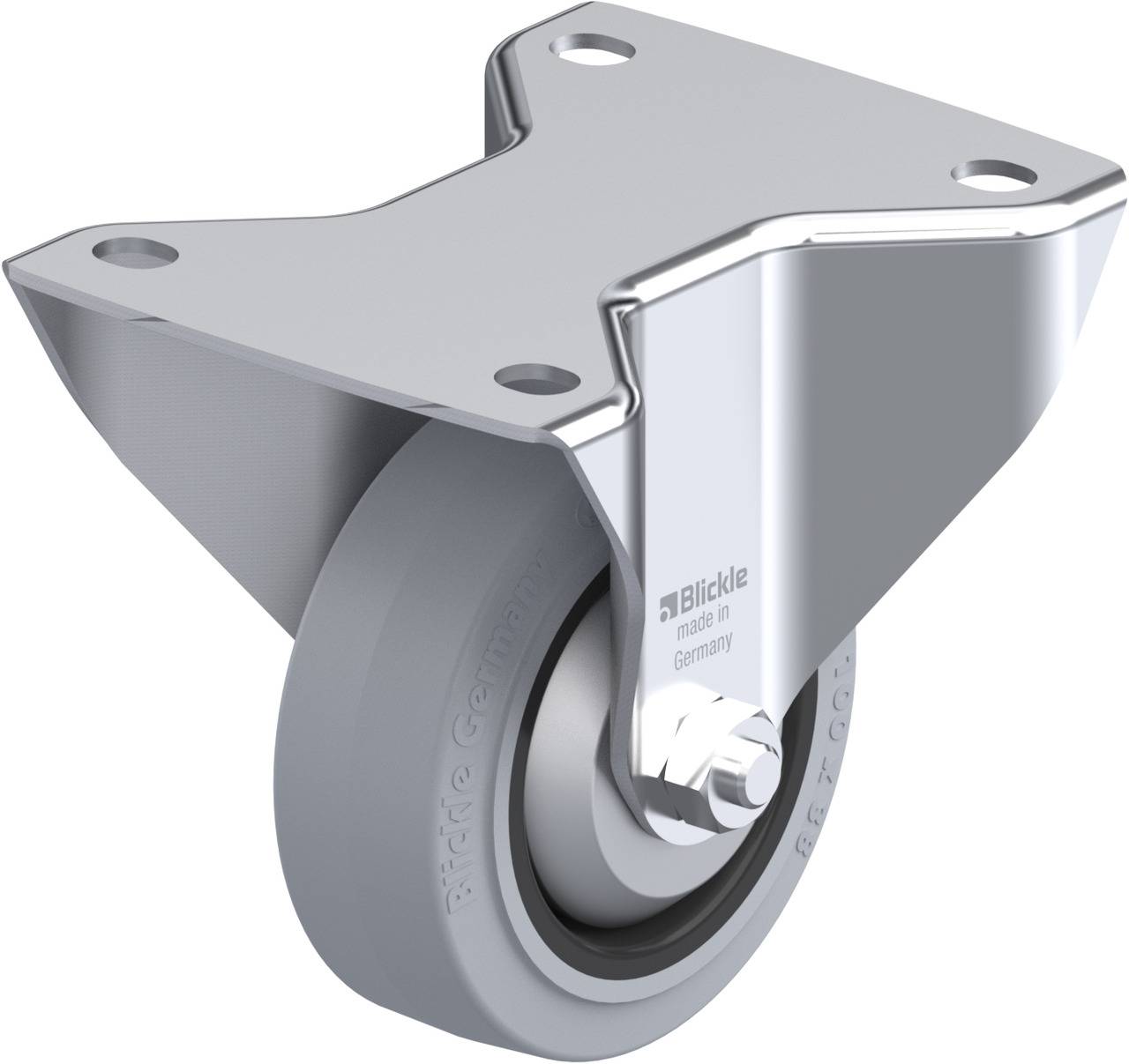 Blickle 749206 BK-POEV 100KA-3-SG-FA Fix görgő KerékØ: 100 mm Teherbírás (max.): 200 kg 1 db