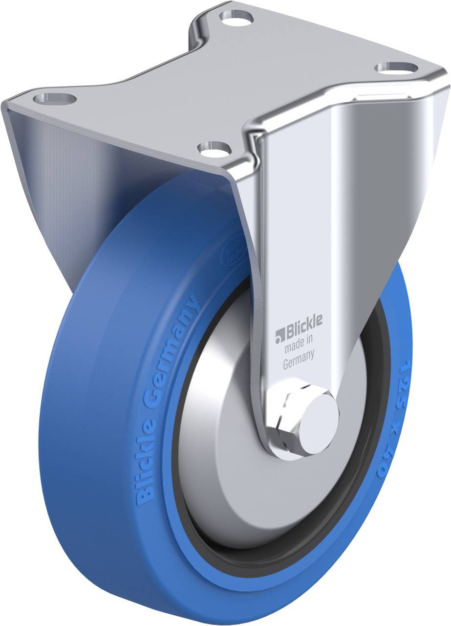 Blickle 663005 BK-POEV 125KA-1-SB-FA Fix görgő KerékØ: 125 mm Teherbírás (max.): 250 kg 1 db