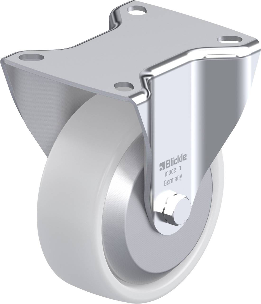 Blickle 749055 B-PO 100XR-FA Fix görgő KerékØ: 100 mm Teherbírás (max.): 250 kg 1 db