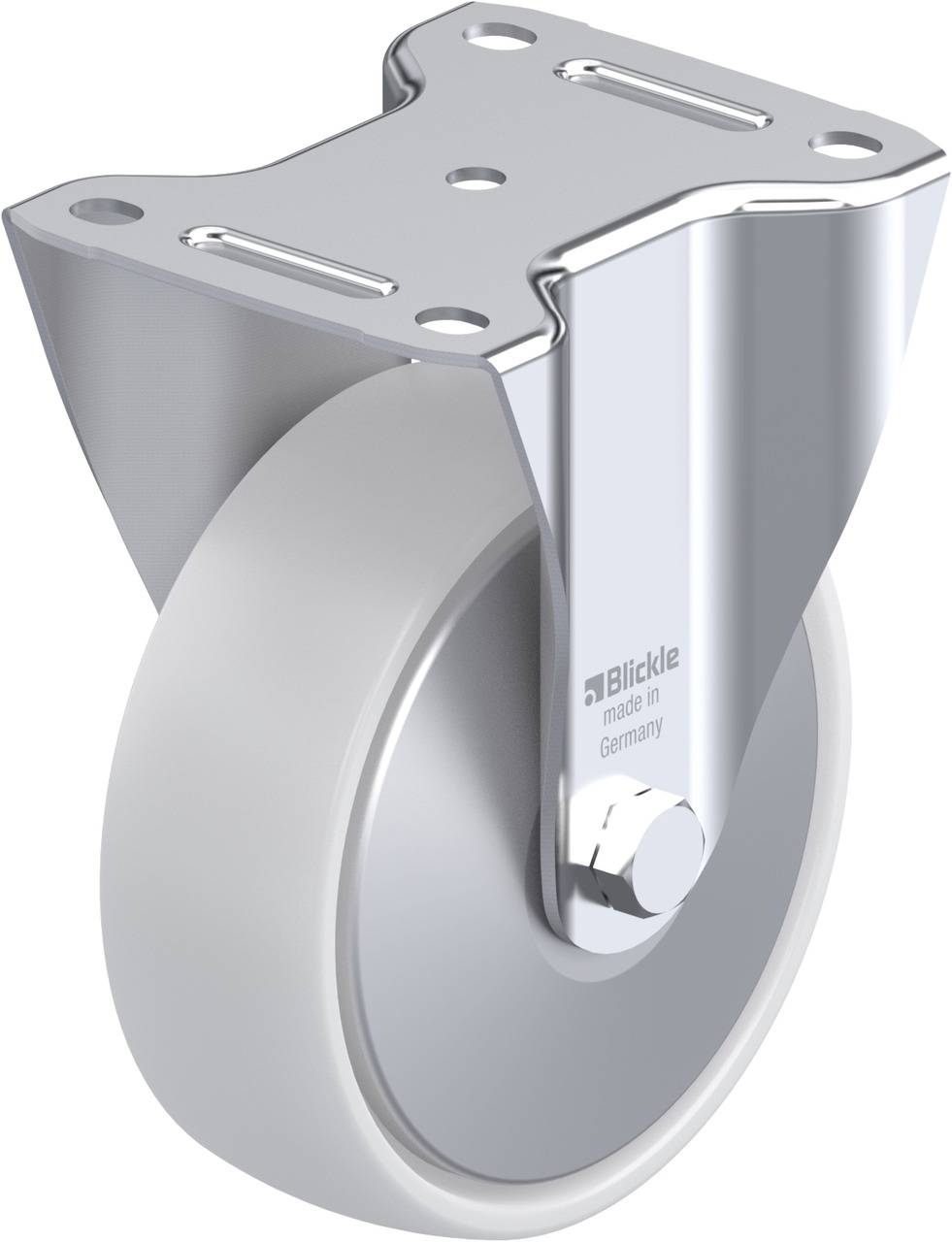 Blickle 749059 B-PO 150XR-FA Fix görgő KerékØ: 150 mm Teherbírás (max.): 400 kg 1 db