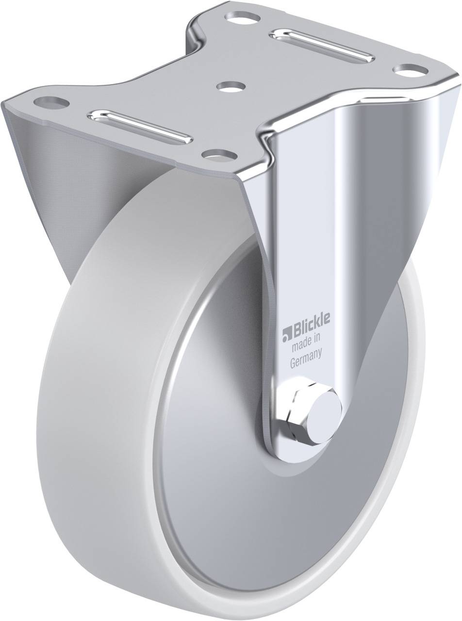 Blickle 749063 B-PO 160XR-FA Fix görgő KerékØ: 160 mm Teherbírás (max.): 400 kg 1 db