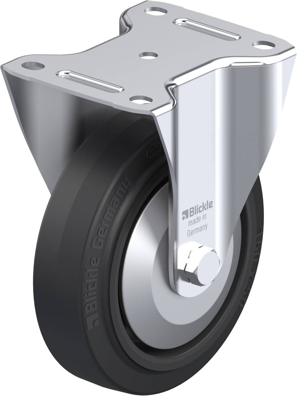 Blickle 850409 B-POEV 160XKA-FA Fix görgő KerékØ: 160 mm Teherbírás (max.): 400 kg 1 db