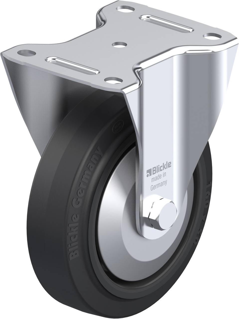 Blickle 850397 B-POEV 160XR-FA Fix görgő KerékØ: 160 mm Teherbírás (max.): 400 kg 1 db