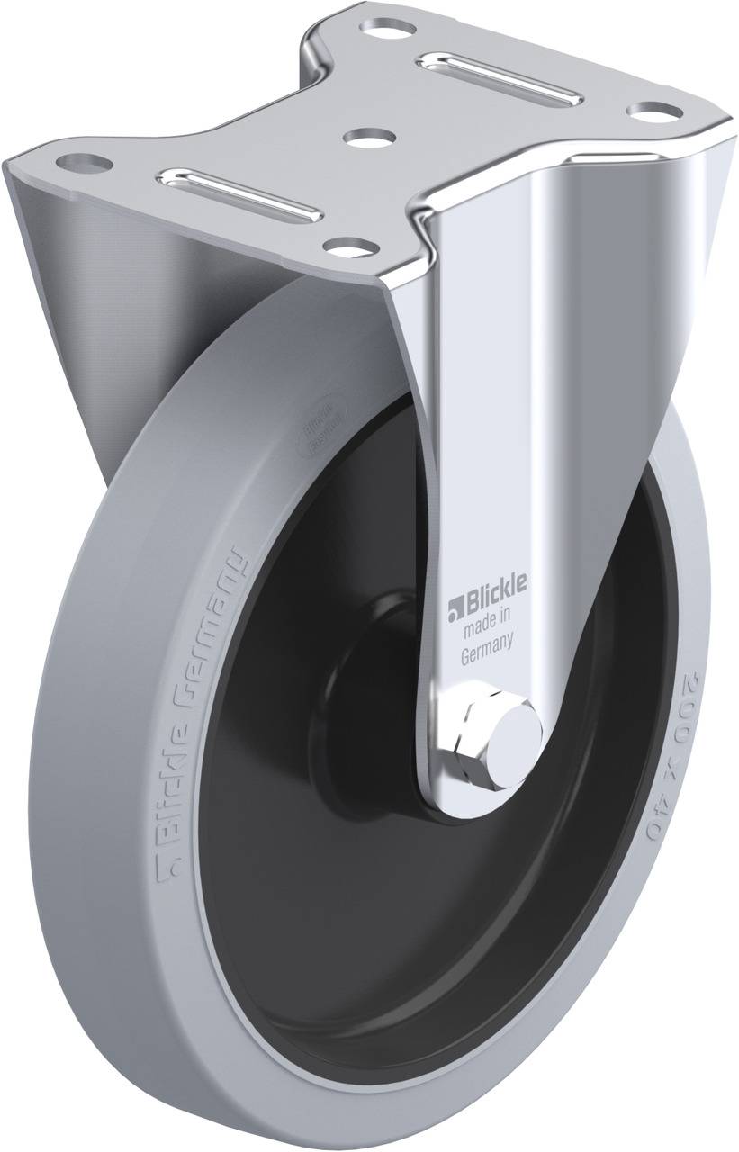 Blickle 850411 B-POEV 201XR-SG Fix görgő KerékØ: 200 mm Teherbírás (max.): 400 kg 1 db