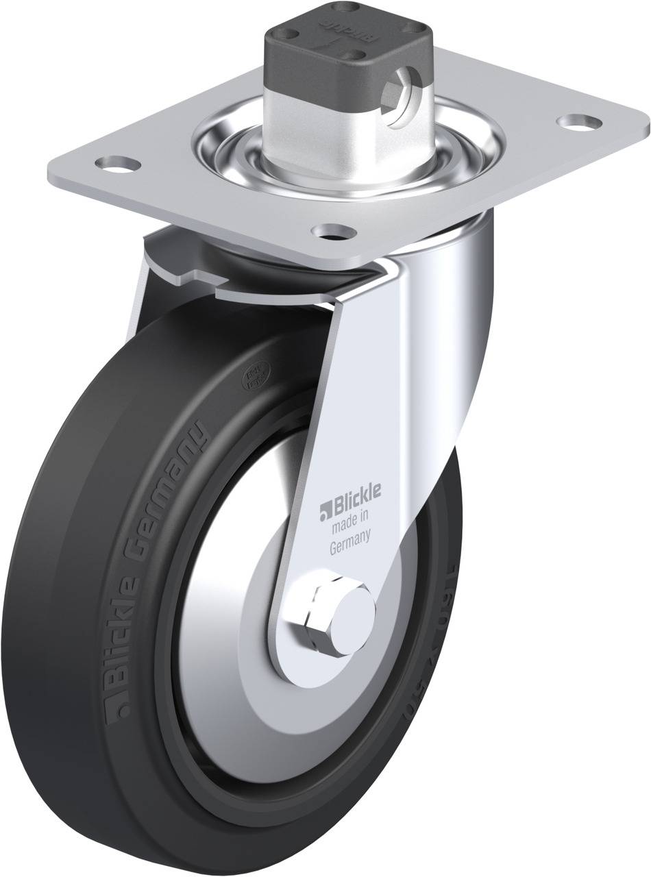 Blickle 850237 LE-POEV 160KA-CS11-FA Forgóvillás görgő, rögzítővel KerékØ: 160 mm Teherbírás (max.): 300 kg 1 db