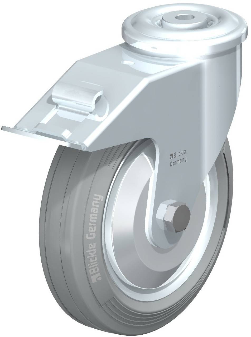 Blickle 749807 LER-VE 180R-FI-SG-FA Forgóvillás görgő, rögzítővel KerékØ: 180 mm Teherbírás (max.): 170 kg 1 db