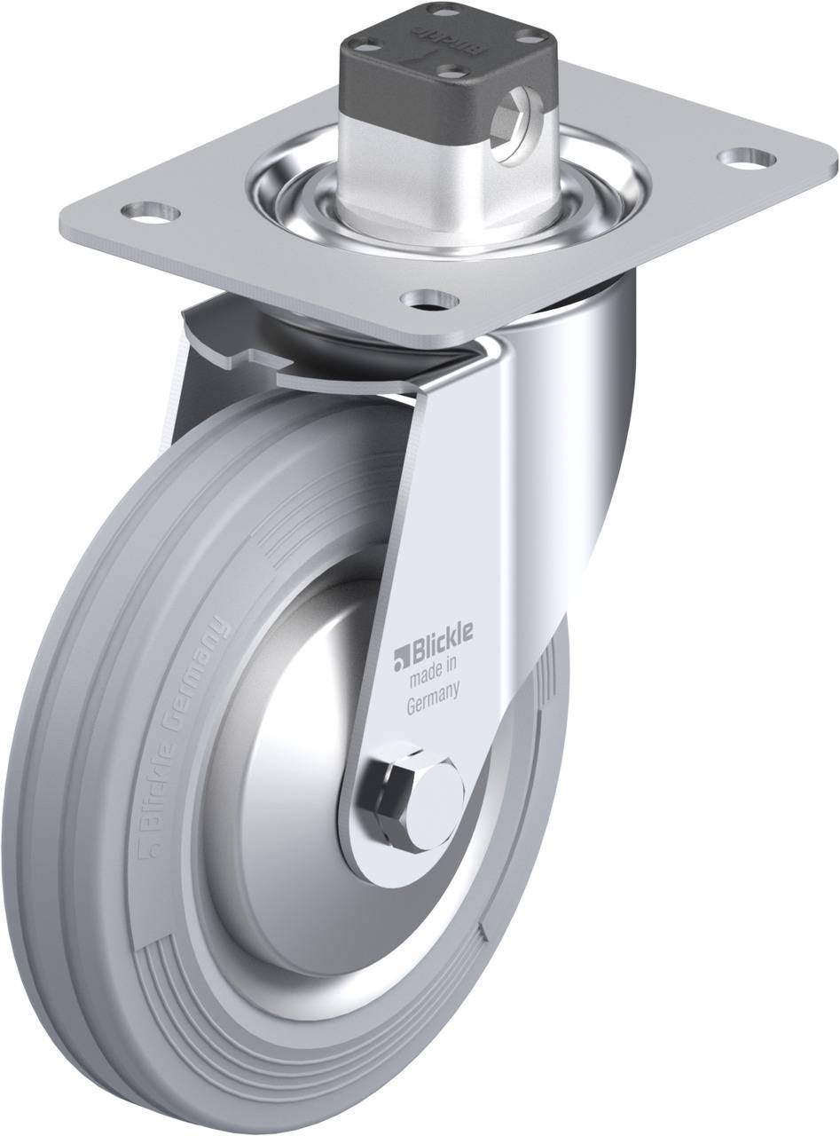 Blickle 849808 LE-VE 160R-CS11-SG-FA Forgóvillás görgő, rögzítővel KerékØ: 160 mm Teherbírás (max.): 135 kg 1 db
